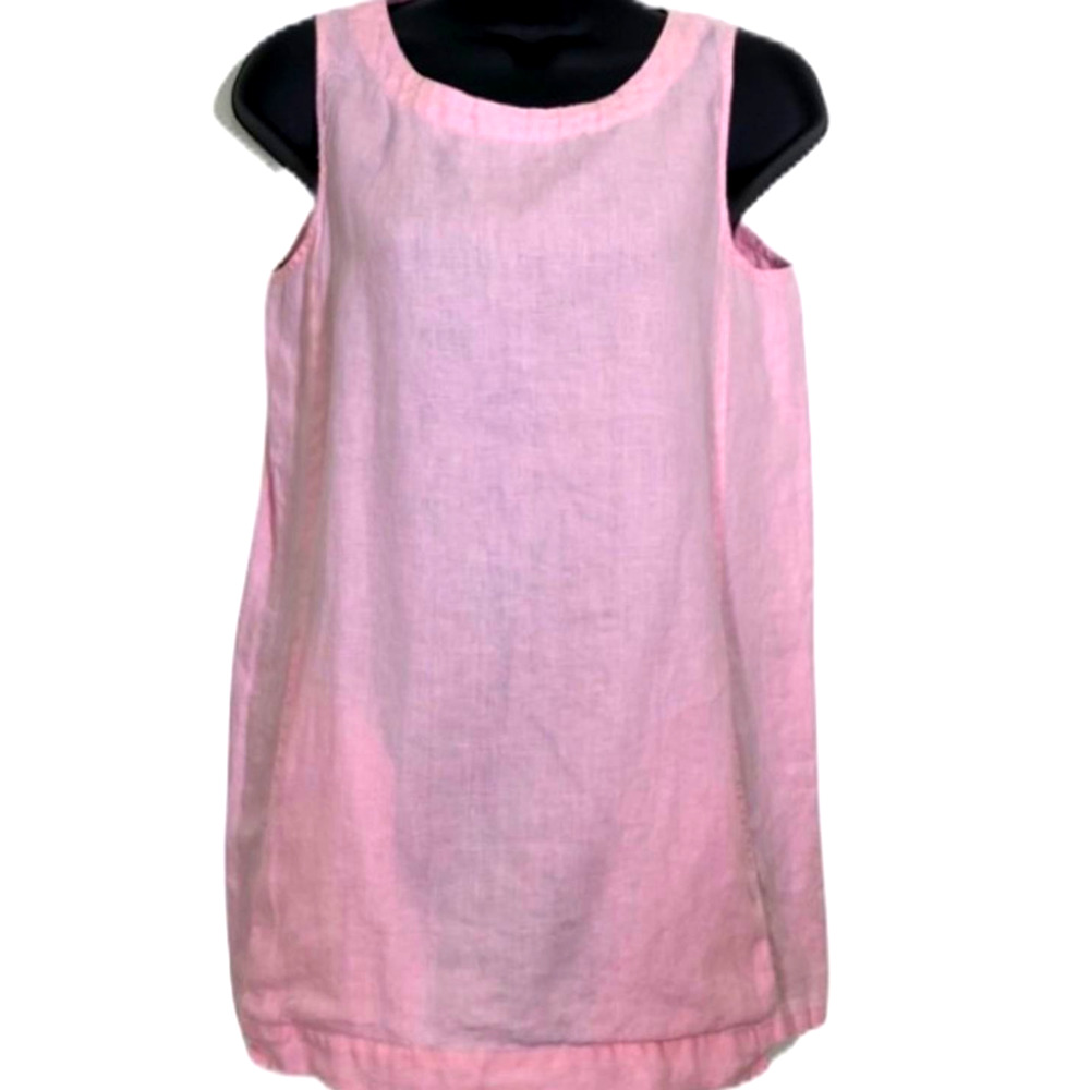 Pure Jill Linen Light Pink Sleeveless Tank Top XS - Picture 1 of 3